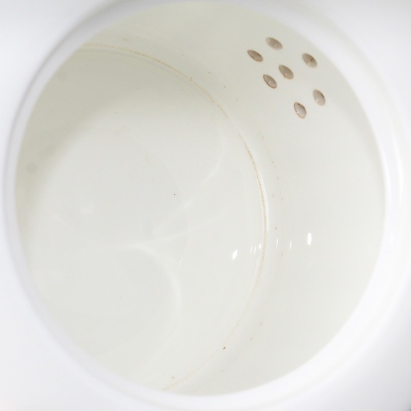 Henri Bendel Striped Teapot Brown White & Gold Bone China Centennial Stripe - Picture 5 of 9